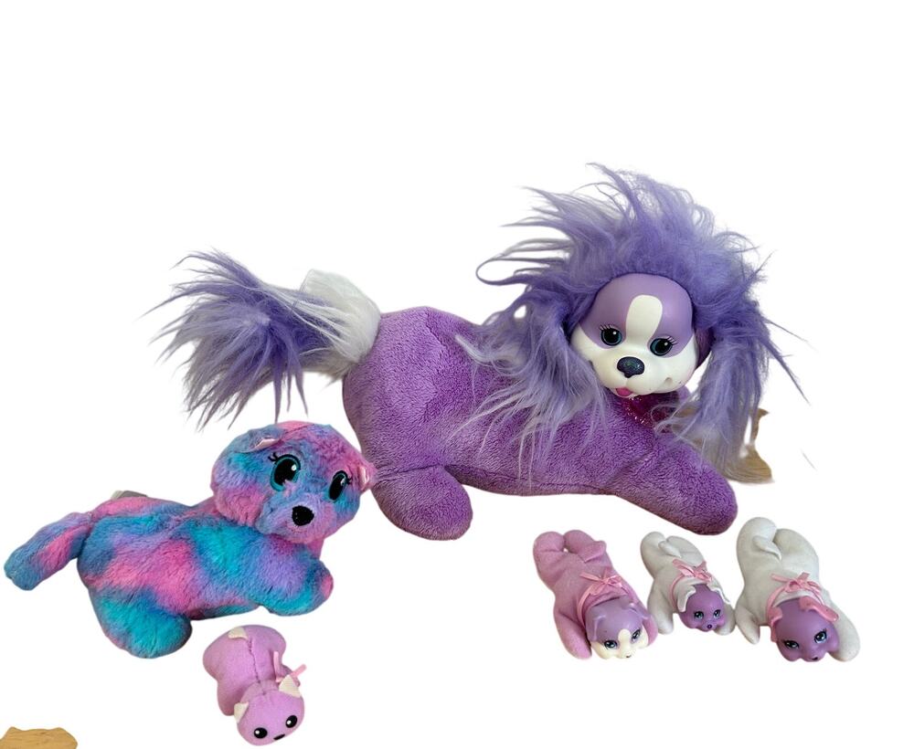 Puppy Surprise Dog Plush Bundle with Babies